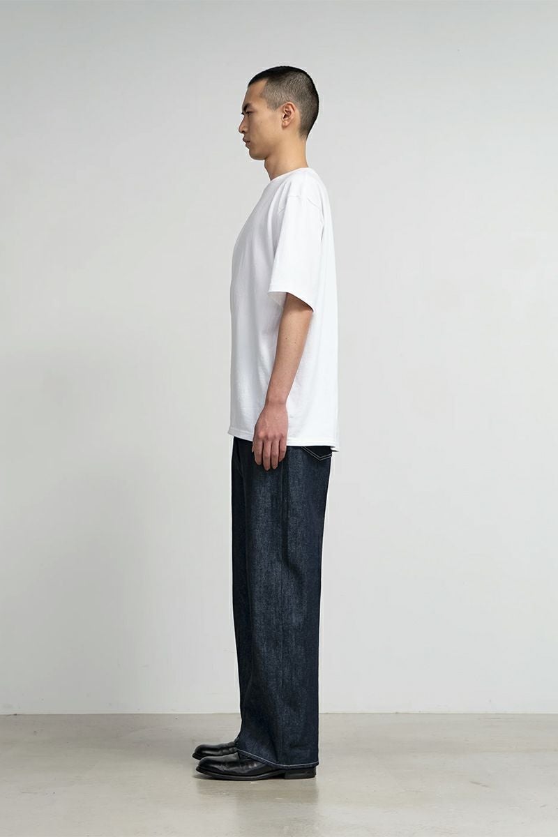 Graphpaper(グラフペーパー) Selvage Denim Five Pocket Wide Straight Pants セルヴィッチデニム ファイブポケットワイドストレートパンツ GU261-40059RB