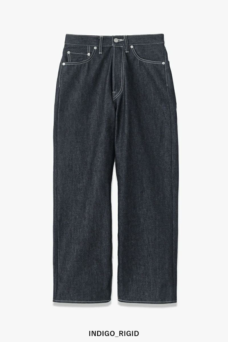 Graphpaper(グラフペーパー) Selvage Denim Five Pocket Wide Straight Pants セルヴィッチデニム ファイブポケットワイドストレートパンツ GU261-40059RB