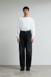 Graphpaper(グラフペーパー) Selvage Denim Two Tuck Tapered Pants -DARK FADE- セルヴィッチデニム ツータックテーパードパンツ ダークフェイド GU261-40060DB