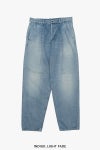 Graphpaper(グラフペーパー) Selvage Denim Two Tuck Tapered Pants -LIGHT FADE- セルヴィッチデニム ツータックテーパードパンツ ライトフェイド GU261-40060LB