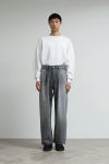 Graphpaper(グラフペーパー) Selvage Denim Two Tuck Pants -LIGHT FADE- セルビッチデニム ツータックパンツ ライトフェイド GU261-40061LB