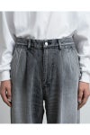 Graphpaper(グラフペーパー) Selvage Denim Two Tuck Pants -LIGHT FADE- セルビッチデニム ツータックパンツ ライトフェイド GU261-40061LB