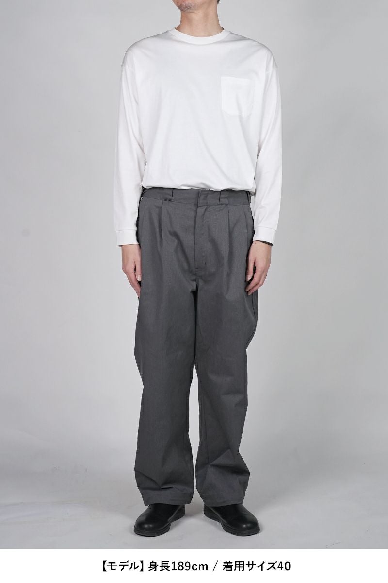 N.HOOLYWOOD COMPILE(エヌハリウッドコンパイル) × Dickies(ディッキーズ) 2TUCKS TROUSERS ツータックトラウザース 2261-CP40-029
