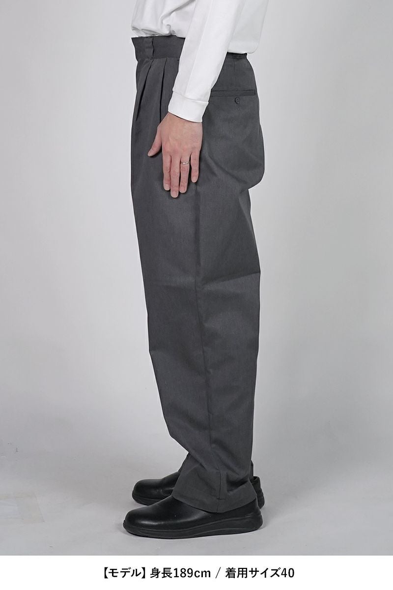 N.HOOLYWOOD COMPILE(エヌハリウッドコンパイル) × Dickies(ディッキーズ) 2TUCKS TROUSERS ツータックトラウザース 2261-CP40-029