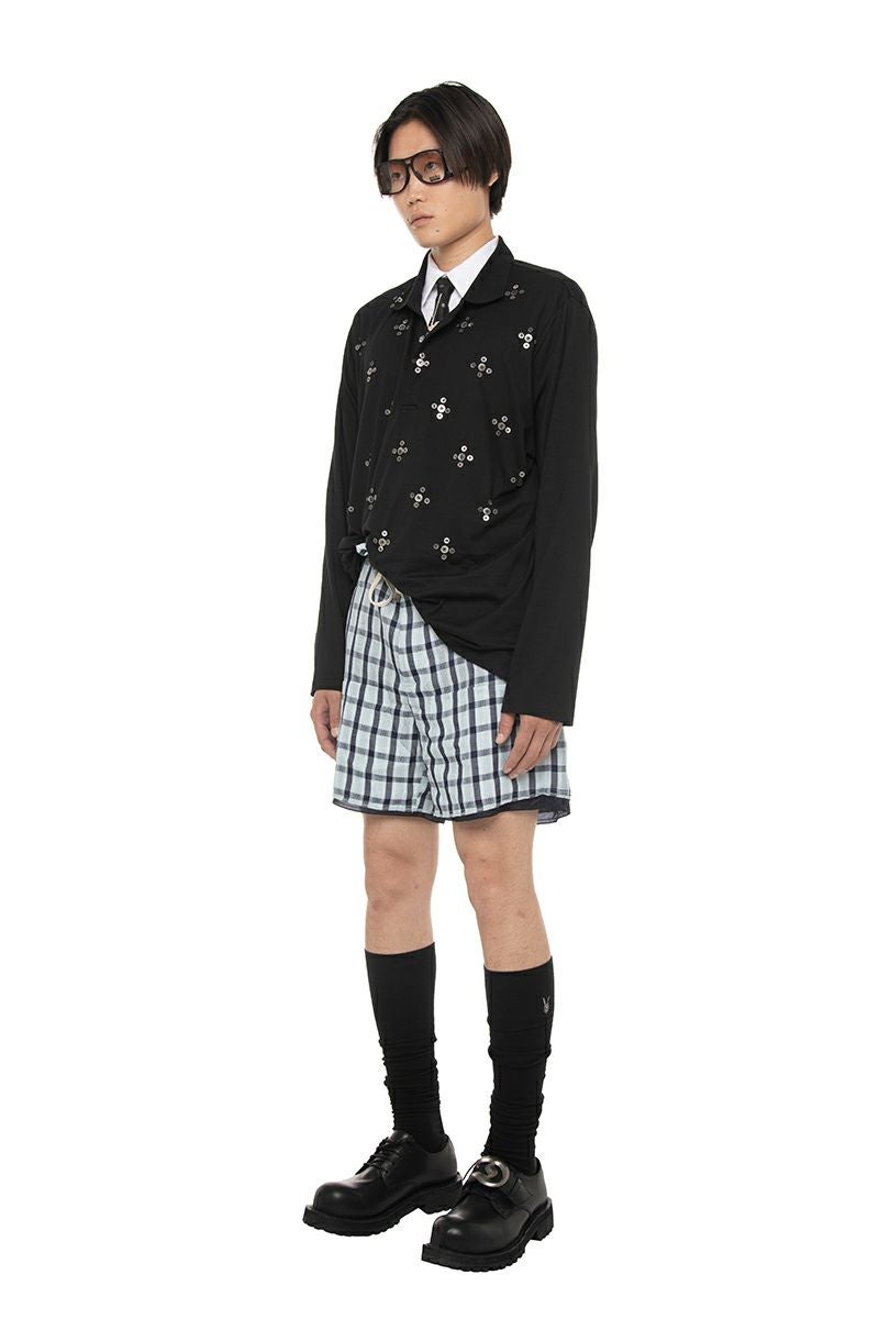 DAIRIKU(ダイリク) "Benjamin" Button Skipper Tee ベンジャミン ボタンボーダースキッパーTシャツ 26SS C5