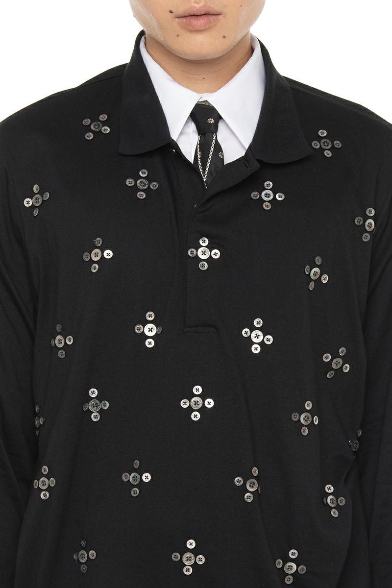 DAIRIKU(ダイリク) "Benjamin" Button Skipper Tee ベンジャミン ボタンボーダースキッパーTシャツ 26SS C5