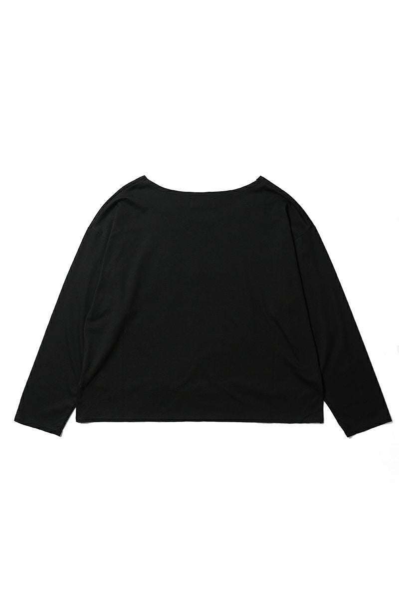 DAIRIKU(ダイリク) "Waist Studs" Wide-Neck Tee ウエストスタッズ ワイドネックTシャツ 26SS C6