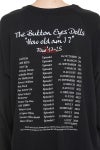 DAIRIKU(ダイリク) "BUTTON EYE DOLL" Raglan Tag Tour Tee ボタンアイドール ラグランタグツアーTシャツ 26SS C12