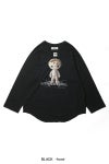 DAIRIKU(ダイリク) "BUTTON EYE DOLL" Raglan Tag Tour Tee ボタンアイドール ラグランタグツアーTシャツ 26SS C12