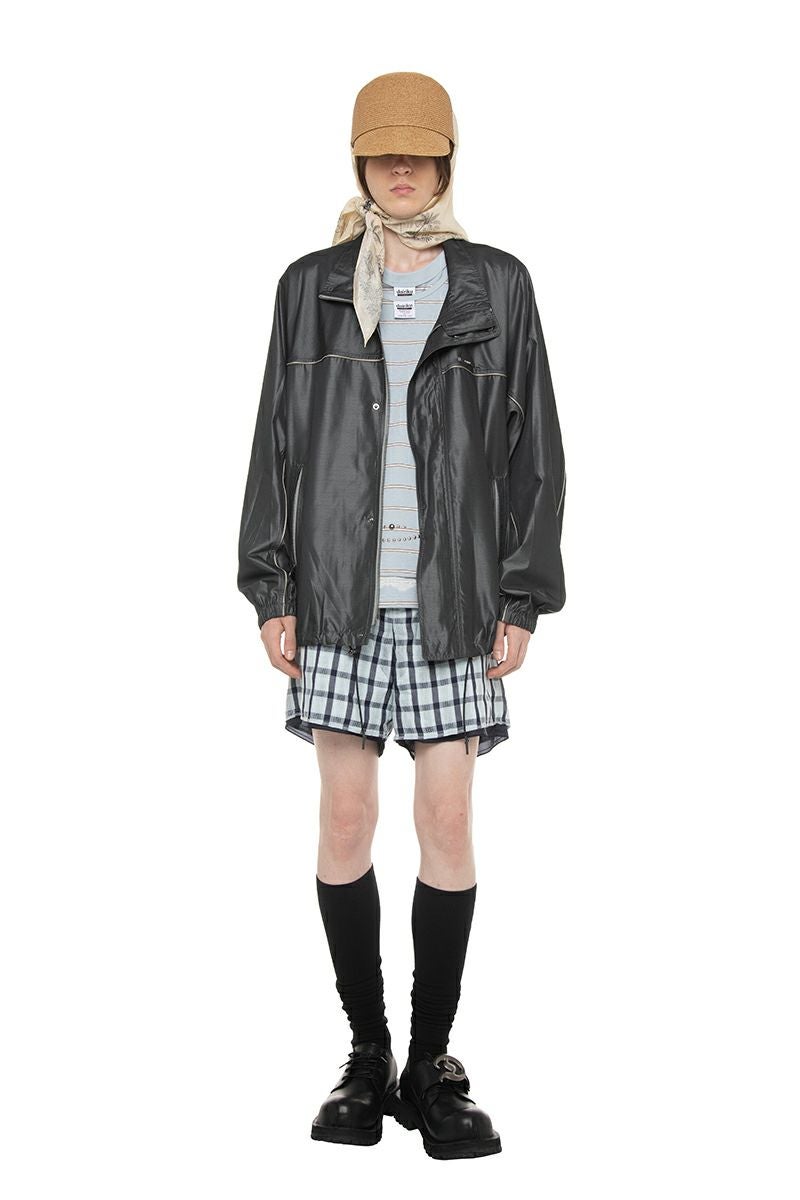 DAIRIKU(ダイリク) "Tom" Silk-PE Wind Breaker トム シルクポリエステルウインドブレーカー 26SS J3