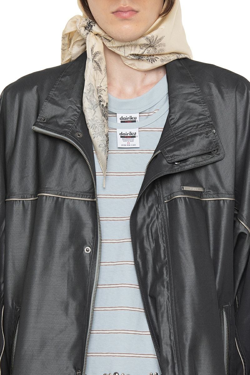 DAIRIKU(ダイリク) "Tom" Silk-PE Wind Breaker トム シルクポリエステルウインドブレーカー 26SS J3