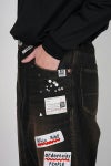Maison MIHARA YASUHIRO(メゾン ミハラヤスヒロ) Embellished Sticker Denim Pants エンブリッシュ ステッカーデニムパンツ DENIM JEANS w STICKER A16PT025