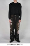 Maison MIHARA YASUHIRO(メゾン ミハラヤスヒロ) Embellished Sticker Denim Pants エンブリッシュ ステッカーデニムパンツ DENIM JEANS w STICKER A16PT025