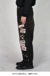 Maison MIHARA YASUHIRO(メゾン ミハラヤスヒロ) Embellished Sticker Denim Pants エンブリッシュ ステッカーデニムパンツ DENIM JEANS w STICKER A16PT025
