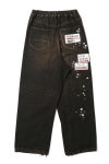 Maison MIHARA YASUHIRO(メゾン ミハラヤスヒロ) Embellished Sticker Denim Pants エンブリッシュ ステッカーデニムパンツ DENIM JEANS w STICKER A16PT025