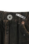 Maison MIHARA YASUHIRO(メゾン ミハラヤスヒロ) Embellished Sticker Denim Pants エンブリッシュ ステッカーデニムパンツ DENIM JEANS w STICKER A16PT025
