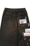Maison MIHARA YASUHIRO(メゾン ミハラヤスヒロ) Embellished Sticker Denim Pants エンブリッシュ ステッカーデニムパンツ DENIM JEANS w STICKER A16PT025