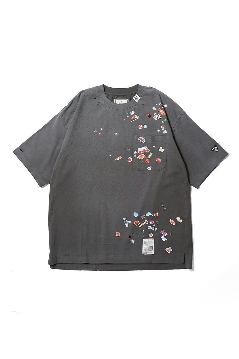 Maison MIHARA YASUHIRO(メゾン ミハラヤスヒロ) Kids Sticker Printed T-shirt キッズステッカープリントTシャツ J16TS821