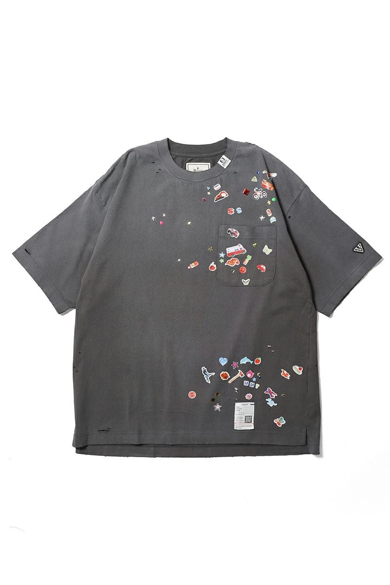 Maison MIHARA YASUHIRO(メゾン ミハラヤスヒロ) Kids Sticker Printed T-shirt キッズステッカープリントTシャツ J16TS821
