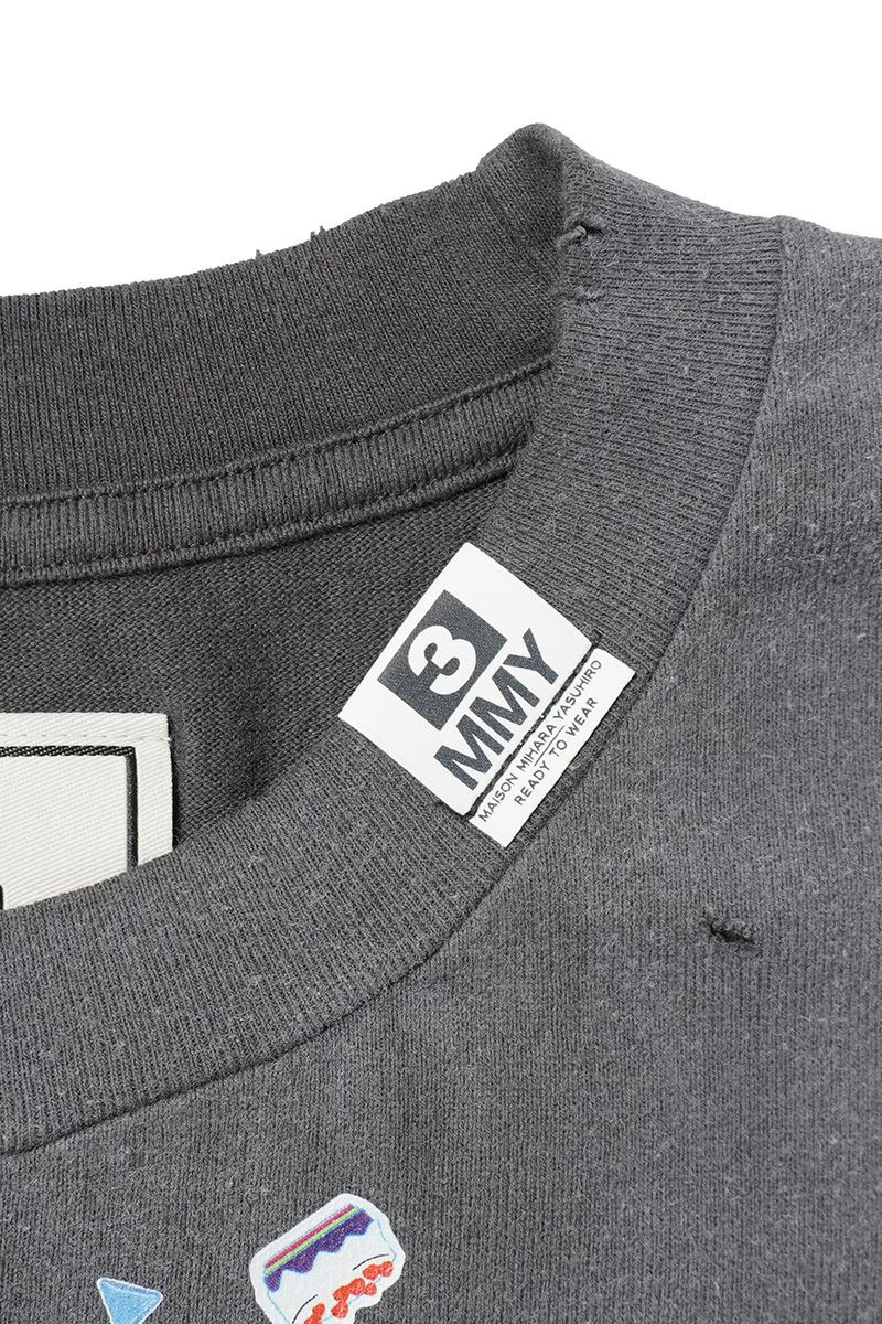 Maison MIHARA YASUHIRO(メゾン ミハラヤスヒロ) Kids Sticker Printed T-shirt キッズステッカープリントTシャツ J16TS821