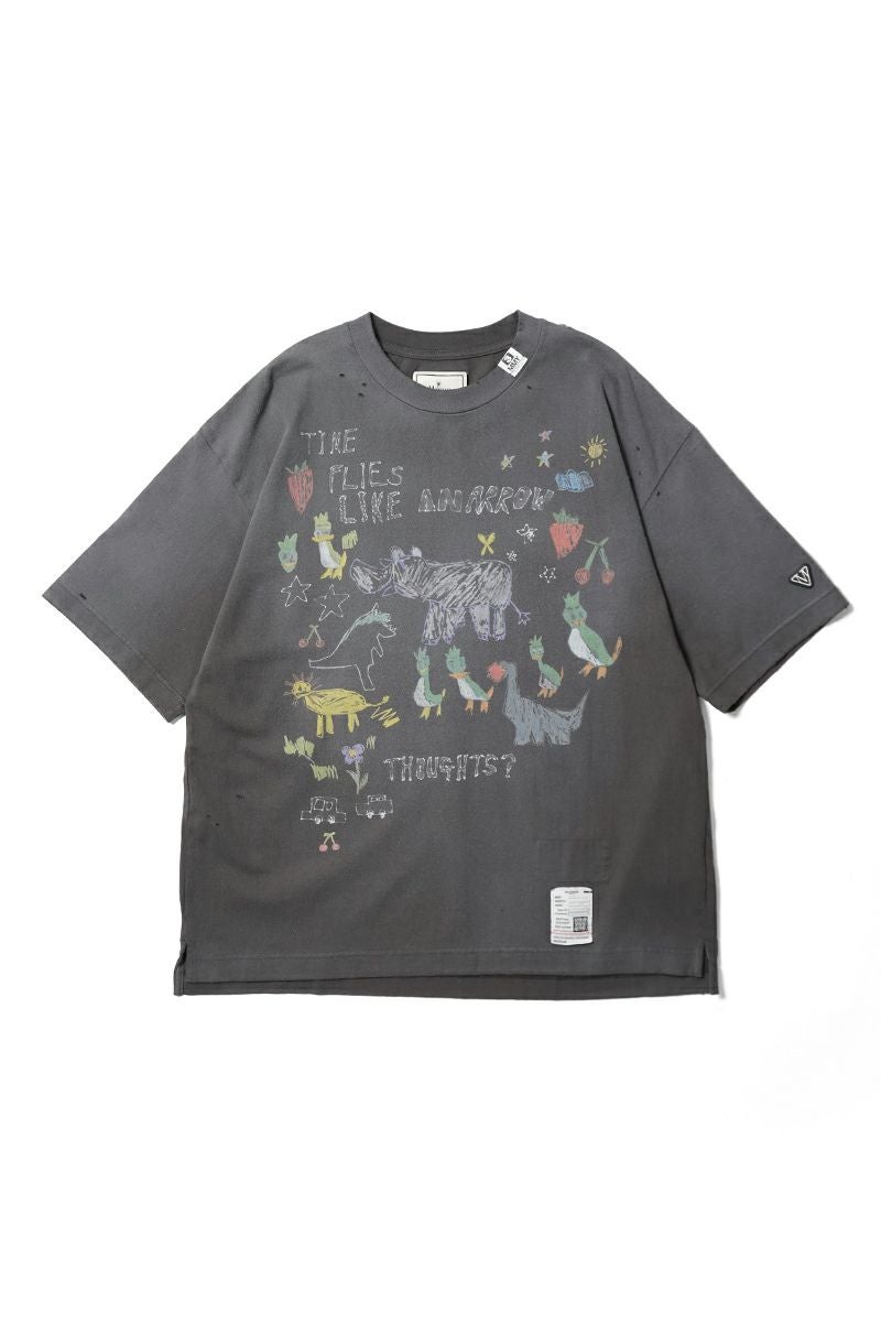 Maison MIHARA YASUHIRO(メゾン ミハラヤスヒロ) Kids Doodle Printed T-shirt キッズドゥードゥルプリントTシャツ J16TS831