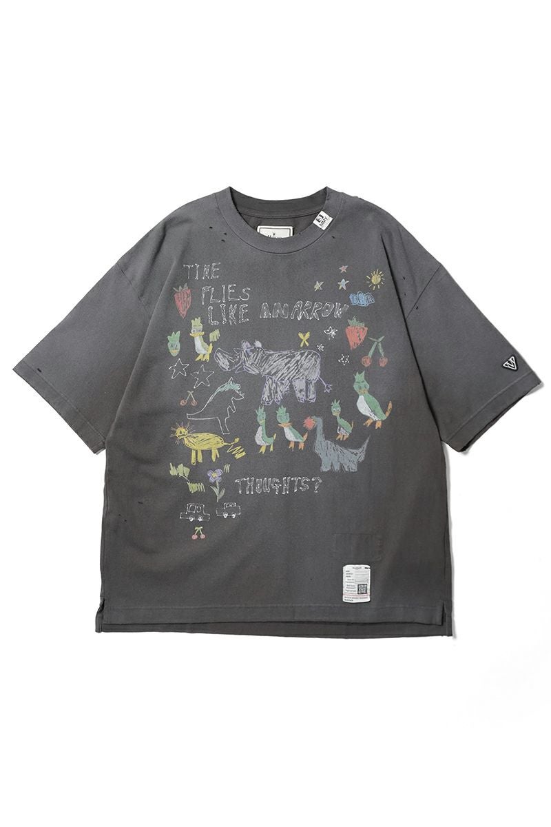 Maison MIHARA YASUHIRO(メゾン ミハラヤスヒロ) Kids Doodle Printed T-shirt キッズドゥードゥルプリントTシャツ J16TS831