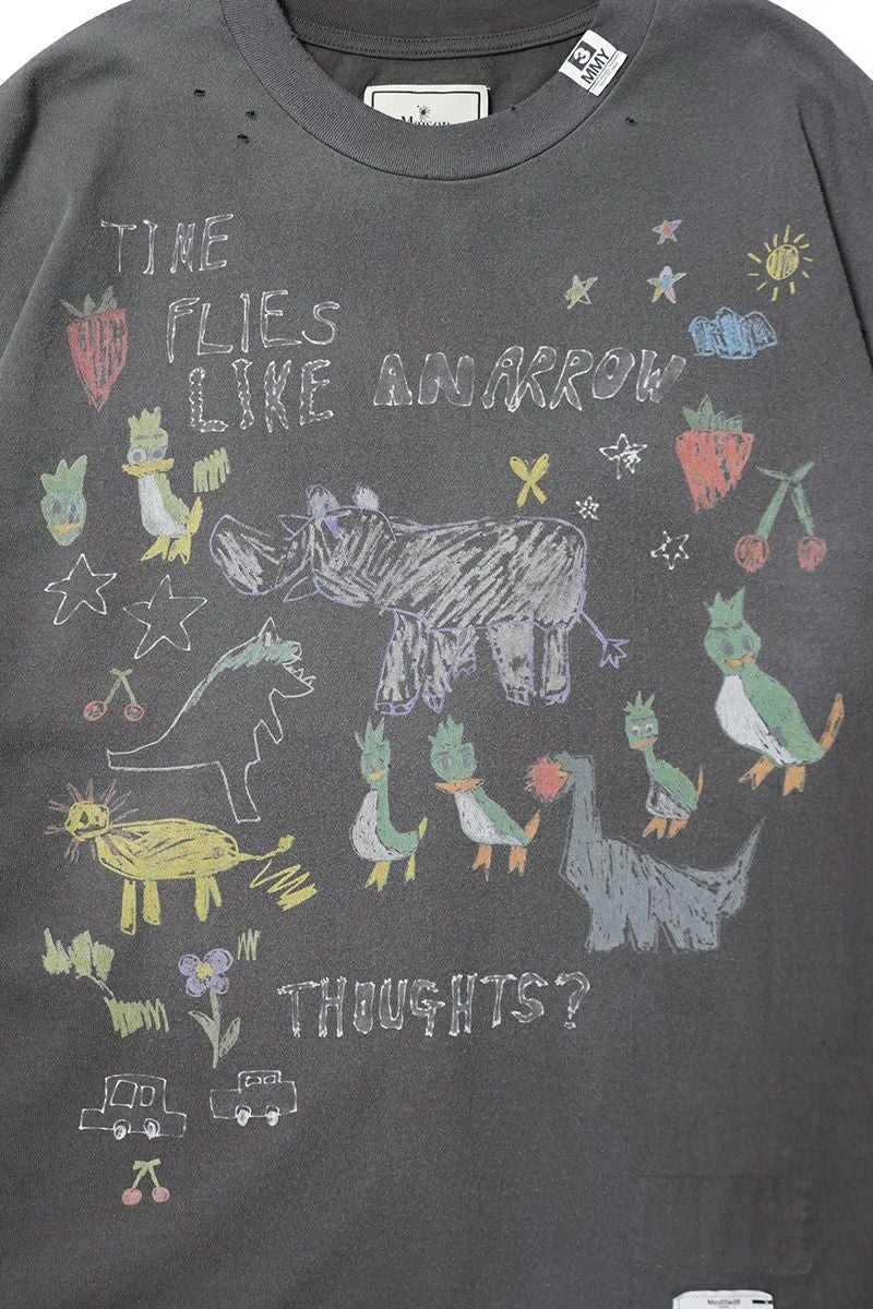 Maison MIHARA YASUHIRO(メゾン ミハラヤスヒロ) Kids Doodle Printed T-shirt キッズドゥードゥルプリントTシャツ J16TS831