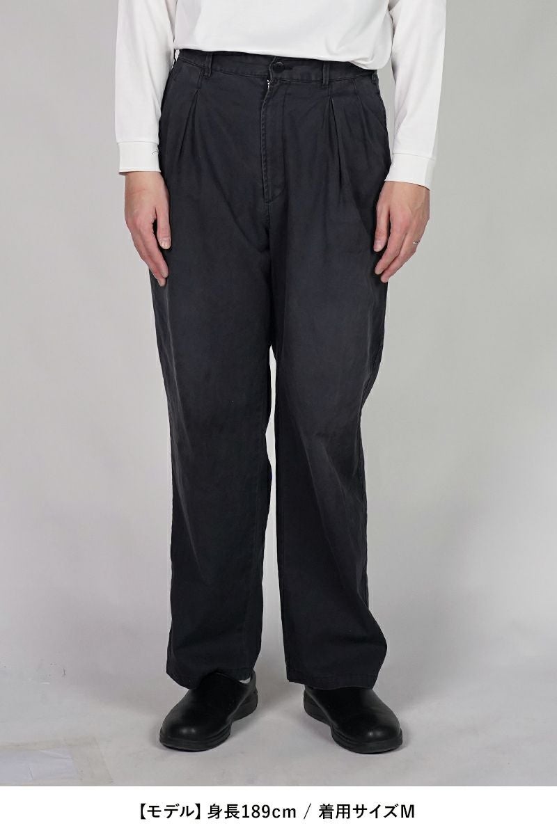 KAMIYA(カミヤ) Linen Wide Slacks リネンワイドスラックス G16PT018