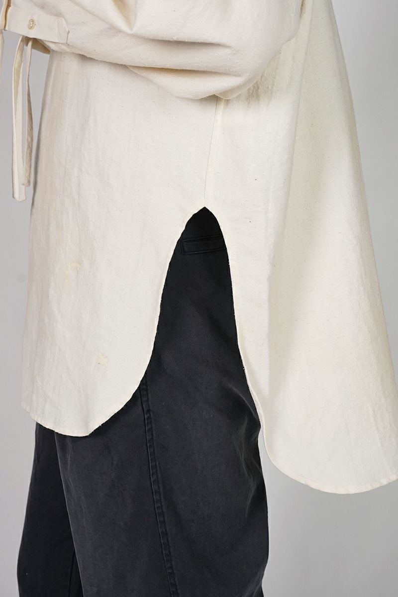 KAMIYA(カミヤ) Ash Fade Drawstring Cuff Shirt アッシュフェードドローストリングカットシャツ G16SH049