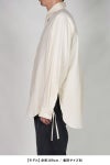 KAMIYA(カミヤ) Ash Fade Drawstring Cuff Shirt アッシュフェードドローストリングカットシャツ G16SH049