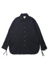 KAMIYA(カミヤ) Ash Fade Drawstring Cuff Shirt アッシュフェードドローストリングカットシャツ G16SH049