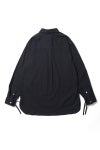 KAMIYA(カミヤ) Ash Fade Drawstring Cuff Shirt アッシュフェードドローストリングカットシャツ G16SH049