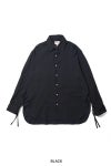 KAMIYA(カミヤ) Ash Fade Drawstring Cuff Shirt アッシュフェードドローストリングカットシャツ G16SH049