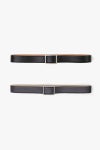 Graphpaper(グラフペーパー) Graphpaper Holeless Leather Classic Belt ホールレスレザークラシックベルト GU261-90559B