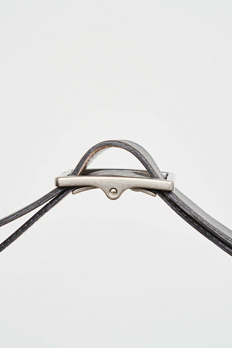 Graphpaper(グラフペーパー) Graphpaper Holeless Leather Classic Belt ホールレスレザークラシックベルト GU261-90559B