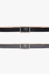 Graphpaper(グラフペーパー) Graphpaper Holeless Leather Classic Narrow Belt グラフペーパー ホールレスレザークラシックナローベルト GU261-90560B