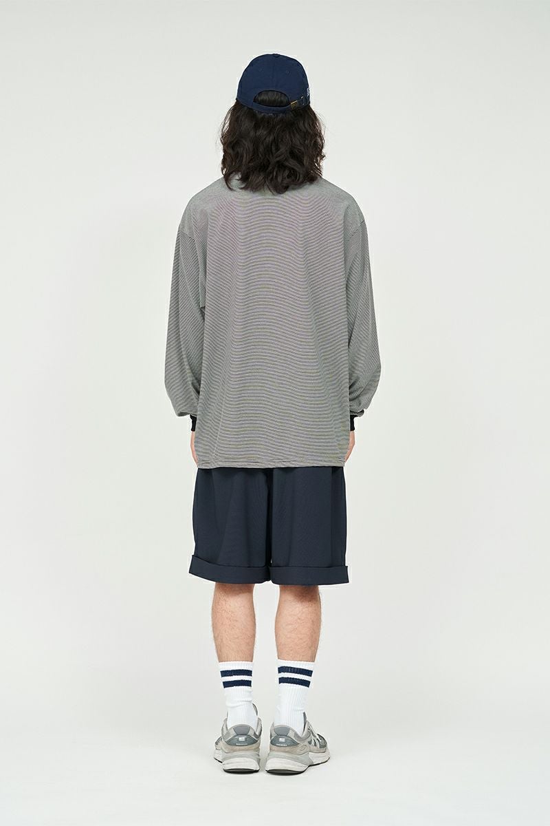 FreshService(フレッシュサービス) MICRO BORDER L/S TEE マイクロボーダー長袖Tシャツ FSC261-70168