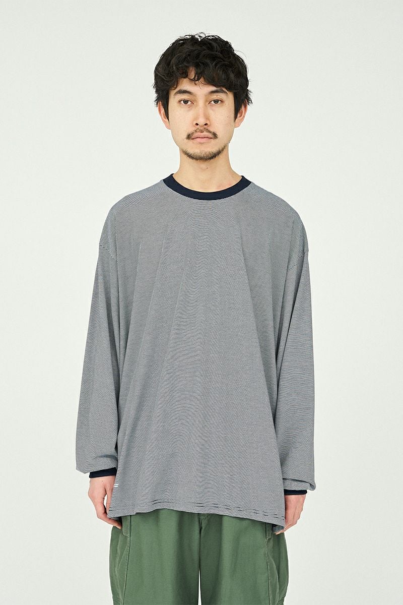 FreshService(フレッシュサービス) MICRO BORDER L/S TEE マイクロボーダー長袖Tシャツ FSC261-70168