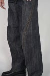 NVRFRGT(ネバーフォーゲット) 3D TWISTED WIDE LEG JEANS 3Dツイステッドワイドレッグジーンズ NF252P06