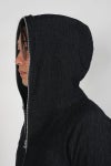 NVRFRGT(ネバーフォーゲット) SEMI SHEER FULL ZIP UP HOODIE セミシアーフルジップアップフーディー NF261J06
