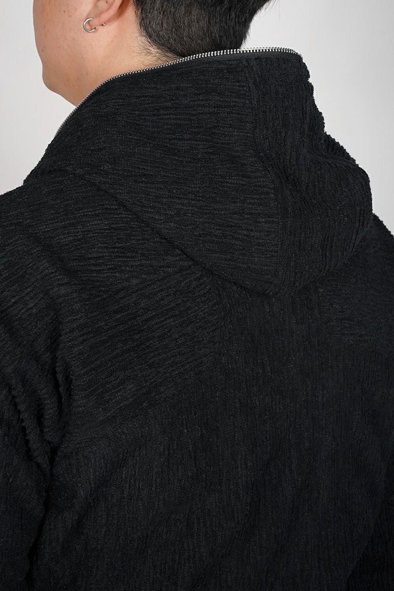 NVRFRGT(ネバーフォーゲット) SEMI SHEER FULL ZIP UP HOODIE セミシアーフルジップアップフーディー NF261J06