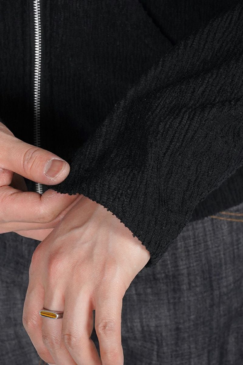 NVRFRGT(ネバーフォーゲット) SEMI SHEER FULL ZIP UP HOODIE セミシアーフルジップアップフーディー NF261J06