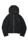NVRFRGT(ネバーフォーゲット) SEMI SHEER FULL ZIP UP HOODIE セミシアーフルジップアップフーディー NF261J06