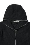 NVRFRGT(ネバーフォーゲット) SEMI SHEER FULL ZIP UP HOODIE セミシアーフルジップアップフーディー NF261J06