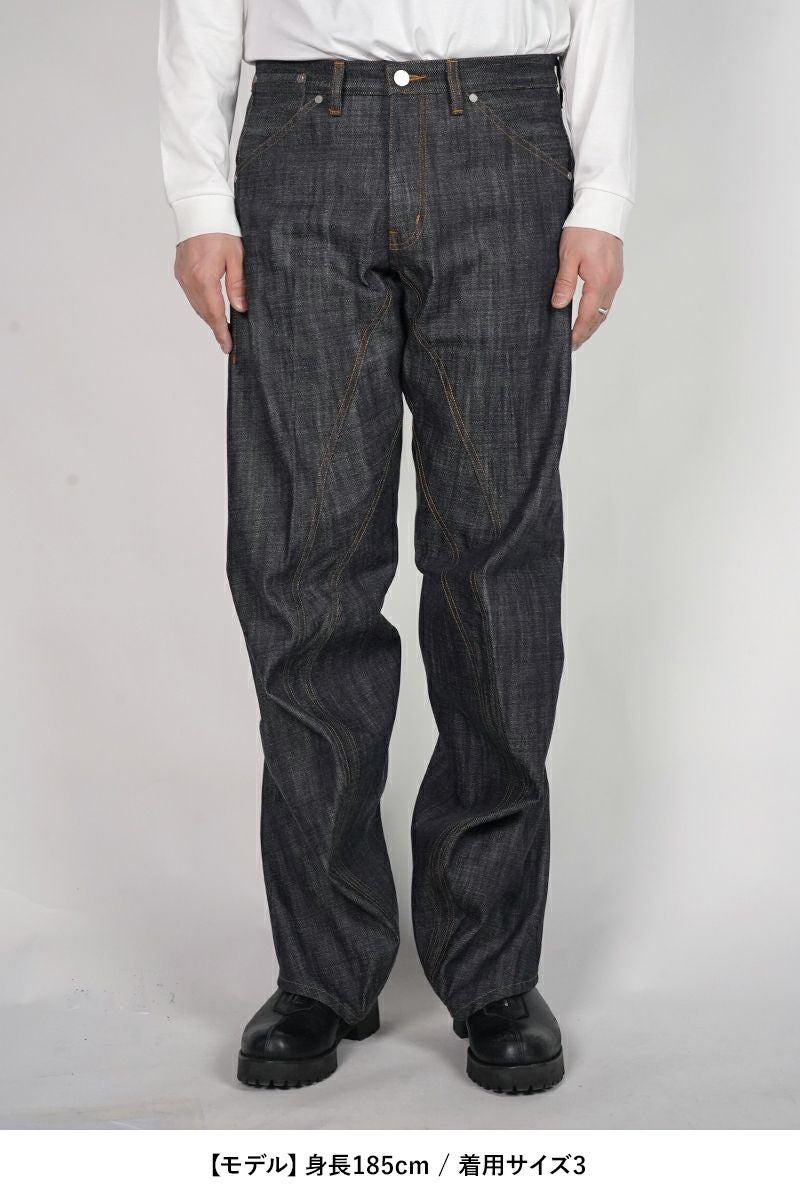 NVRFRGT(ネバーフォーゲット) 3D TWISTED JEANS 3.0 3Dツイステッドジーンズ NF261P18