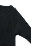 NVRFRGT(ネバーフォーゲット) PANELLED RIBBED LONG SLEEVE T-SHIRT パネルドチベットロングスリーブTシャツ NF261T02