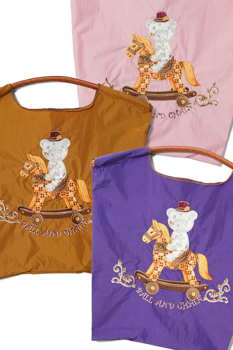 Ball & Chain(ボールアンドチェーン) ROCKING HORSE(M) ロッキングホース(M) ショッピングバック トートバッグ 301076