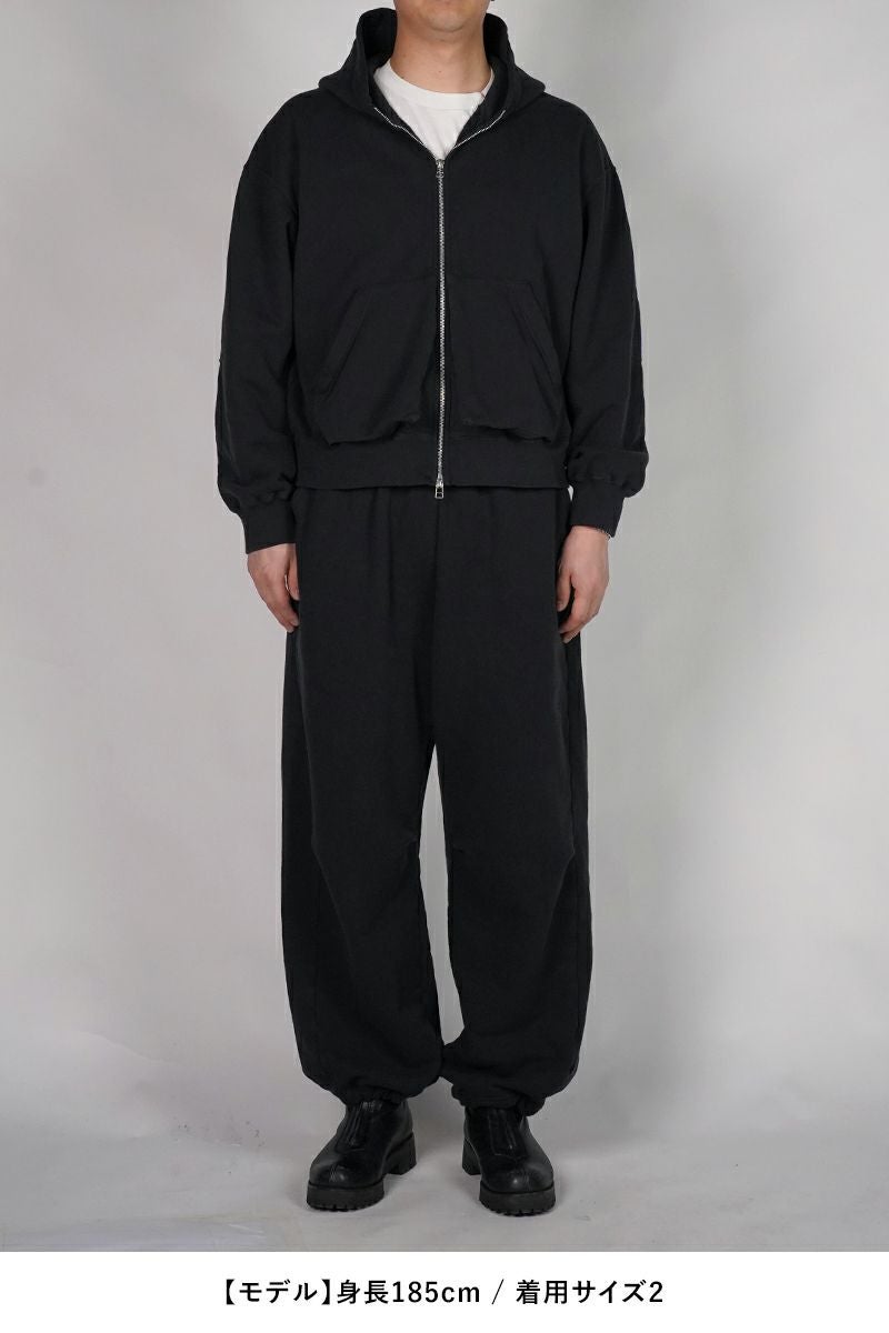 NTN(エヌティーエヌ) 3D KNEE TUCK DRAWSTRING TROUSERS GARMENT DYE 3Dニータックドローストリングトラウザース ガーメントダイ N006-044135D