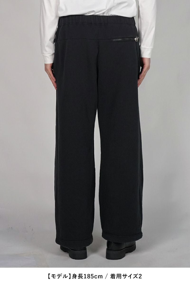 NTN(エヌティーエヌ) 3D KNEE TUCK DRAWSTRING TROUSERS GARMENT DYE 3Dニータックドローストリングトラウザース ガーメントダイ N006-044135D