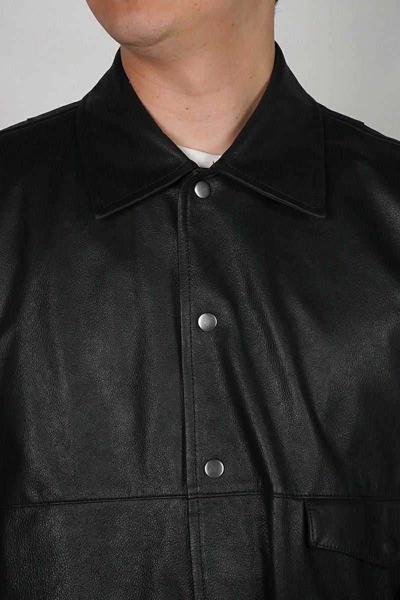 NTN(エヌティーエヌ) ASCENT LEATHER SHIRT アセントレザーシャツ N006-047130